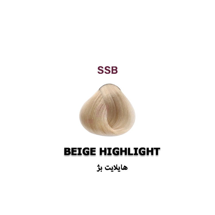 رنگ موی پی هو شماره SSB رنگ هایلایت بژ
