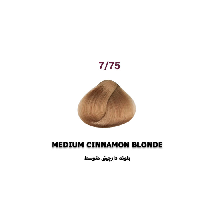 رنگ موی پی هو شماره 7.75 رنگ بلوند دارچینی متوسط