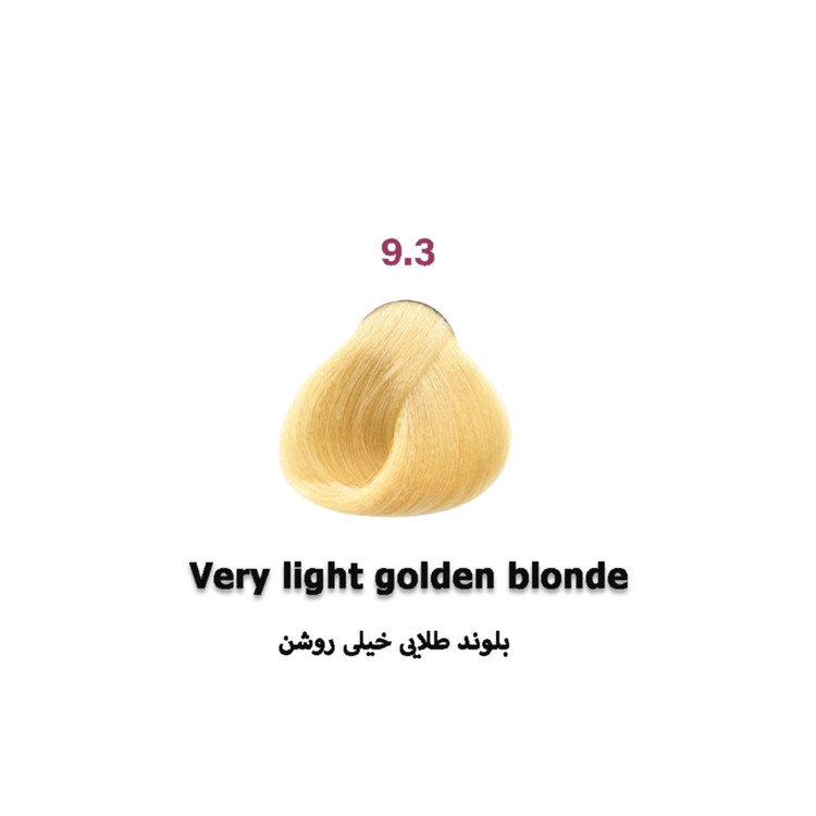رنگ موی پی هو شماره 9.3 رنگ بلوند طلایی خیلی روشن