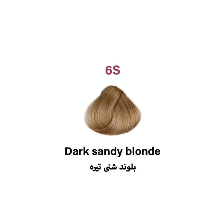 رنگ موی پی هو شماره 6S رنگ بلوند شنی تیره