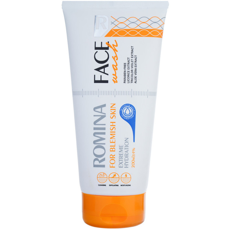ژل شستشوی صورت رومینا مدل Extreme Hydration حجم 200 میلی لیتر